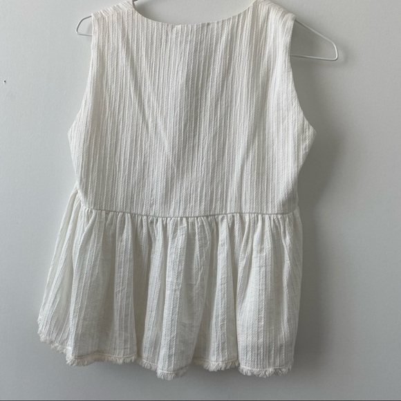 Brand New Summery White Top Eggshell - Picture 4 of 9